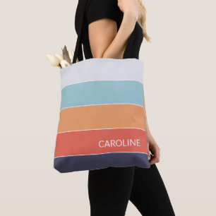 Personalisierte benutzerdefinierte gestreifte Eink Tasche