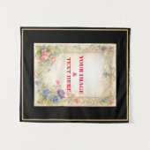 Personalisierte benutzerdefinierte Ihr eigenes Vin Wandteppich (Vorderseite (Horizontal))