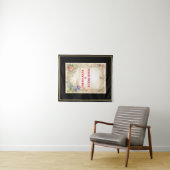 Personalisierte benutzerdefinierte Ihr eigenes Vin Wandteppich (Beispiel (Horizontal))