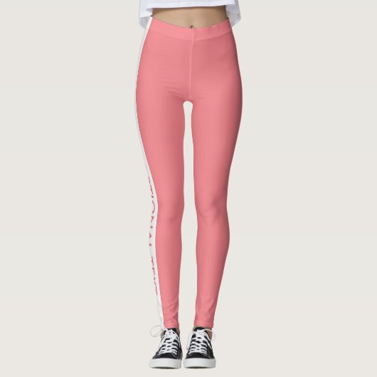 Personalisierte benutzerdefinierte Leggings (Vorderseite)
