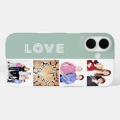 Personalisierte benutzerdefinierte Liebe-Familie 4 Case-Mate iPhone Hülle (Rückseite (Horizontal))