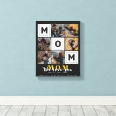 Personalisierte benutzerdefinierte Liebe Familieng Leinwanddruck (Insitu (Holzboden))