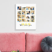 Personalisierte benutzerdefinierte Liebe Sie Mama Leinwanddruck (Insitu (Wohnzimmer))