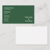 Personalisierte benutzerdefinierte Logos und Texte Visitenkarte (Vorne/Hinten)