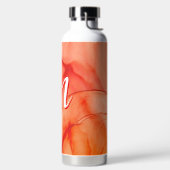 Personalisierte benutzerdefinierte Monogramm-Isoli Trinkflasche (links)