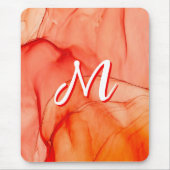 Personalisierte benutzerdefinierte Monogramm-Mausp Mousepad (Vorne)