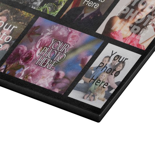 Personalisierte benutzerdefinierte Montage Schneidebrett (Ecke)