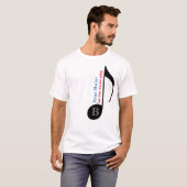 personalisierte/benutzerdefinierte musikalische No T-Shirt (Vorne ganz)