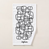 Personalisierte benutzerdefinierte Namen Abstract  Badhandtuch Set (Handtuch)