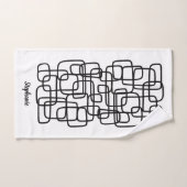 Personalisierte benutzerdefinierte Namen Abstract  Badhandtuch Set (Handtuch)