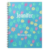 Personalisierte, benutzerdefinierte Notebooktulips Notizblock (Vorderseite)