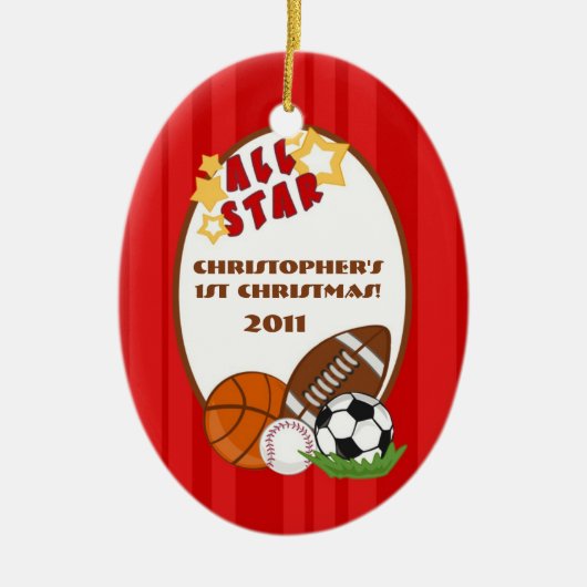 Personalisierte, benutzerdefinierte Ornamente Alle (Vorne)