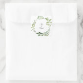 Personalisierte benutzerdefinierte Paarbezeichnung Quadratischer Aufkleber (Tasche)