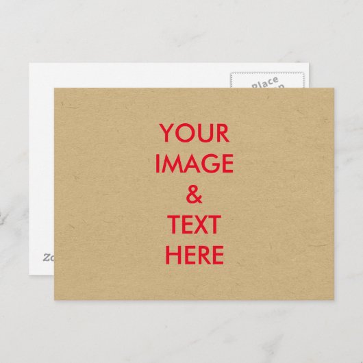 Personalisierte Benutzerdefinierte Postkarte Ihres (Vorne/Hinten)