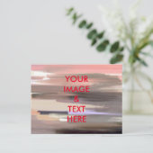 Personalisierte Benutzerdefinierte Postkarte Ihres (Stehend Vorderseite)