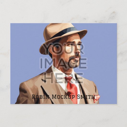 Personalisierte benutzerdefinierte Postkarte zum F (Vorderseite)