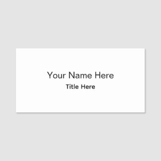 Personalisierte benutzerdefinierte professionelle namensschild