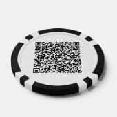 Personalisierte benutzerdefinierte QR-Code-Pokerch Pokerchips (Einzeln)