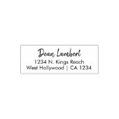 Personalisierte benutzerdefinierte Signaturadresse Permastempel (Design)