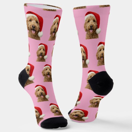 Personalisierte benutzerdefinierte süße Doodle-Wei Socken (Gewinkelt)