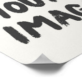 Personalisierte benutzerdefinierte Wandkunstposter Poster (Ecke)