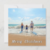 Personalisierte Benutzerdefinierte Weihnachtskarte (Vorderseite)