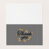 Personalisierte benutzerfreundliche Visitenkarte Visitenkarten (Außenseite Aufgefaltet)