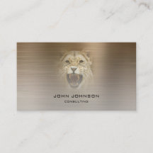 Personalisierte Beratung Lion Sepia Metallic Steel