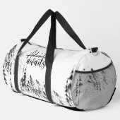 Personalisierte Berge Sketch Erlebnis wartet auf Duffle Bag (Rechte Ecke)