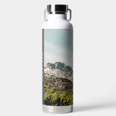 Personalisierte Berglandschaft und Abenteuer Trinkflasche (Vorderseite)