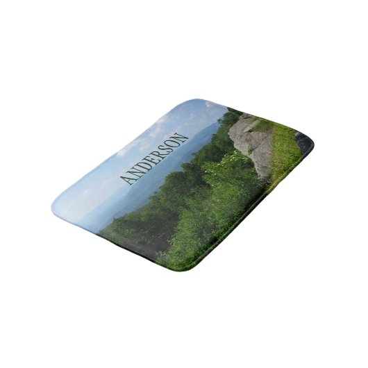 Personalisierte Bergwelt Shenandoah Park Badematte (Schrägansicht)