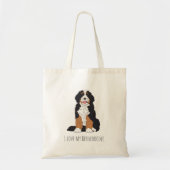 Personalisierte Bernedoodle-Hundemutter mit indivi Tragetasche (Vorne)