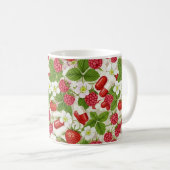Personalisierte Berry & Pill Pattern Pharmacy-Tass Kaffeetasse (VorderseiteRechts)