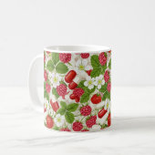Personalisierte Berry & Pill Pattern Pharmacy-Tass Kaffeetasse (Vorderseite Links)