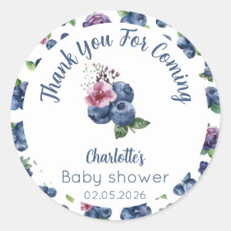 Personalisierte Berry Sweet Baby Shower Aufkleber