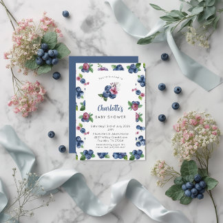 Personalisierte Berry Sweet Baby Shower Einladung