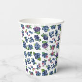 Personalisierte Berry Sweet Baby Shower Papiertass Pappbecher (Rückseite)