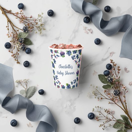 Personalisierte Berry Sweet Baby Shower Papiertass Pappbecher