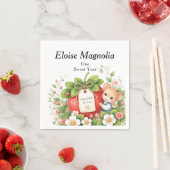 Personalisierte Berry Sweet Geburtstagsserviette Serviette (Beispiel)
