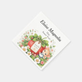 Personalisierte Berry Sweet Geburtstagsserviette Serviette (Ecke)