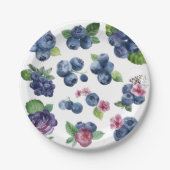 Personalisierte Berry Sweet Papierplatten Pappteller (Vorderseite)