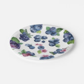 Personalisierte Berry Sweet Papierplatten Pappteller (Schrägansicht)