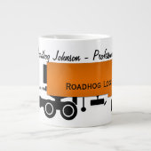 Personalisierte Berufliche 18-Rad-Tasse Jumbo-Tasse (Vorderseite)