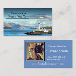 Personalisierte berufliche Fotografen Visitenkarte