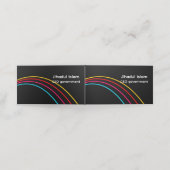 Personalisierte Berufliche Visitenkarte Treuekarte (Außenseite Aufgefaltet)