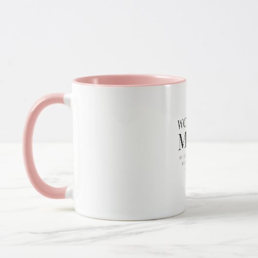 Personalisierte Berufstätige Mutter – Individuelle Tasse (Links)