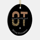 Personalisierte Berufstherapeutin OT-Geschenk Keramik Ornament (Rechts)
