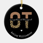 Personalisierte Berufstherapeutin OT-Geschenk Keramik Ornament (Vorne)