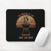 Personalisierte Best Dad Ever BBQ-Mauspad Mousepad (Mit Mouse)