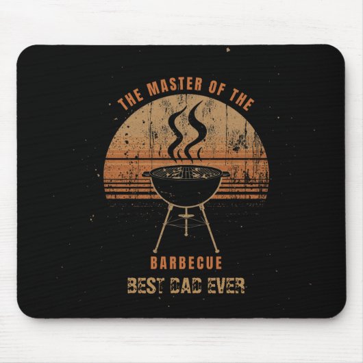 Personalisierte Best Dad Ever BBQ-Mauspad Mousepad (Vorne)